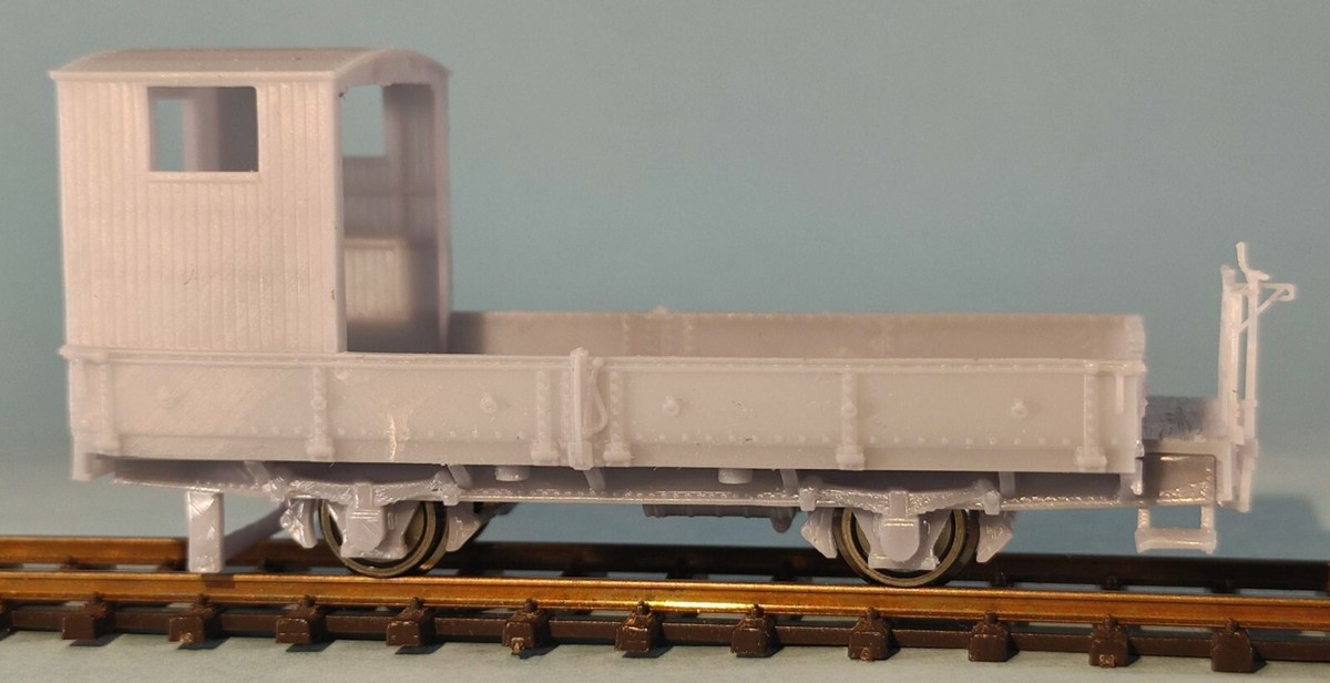 BEMO RhB Schneeräumer 1:87 1/87 H0m RhB Xk 8618 Plattform mit Spurpflug - Vagón