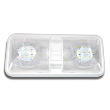 New Rv Led 12v Double Dome Light Ceiling Fixture Camper Trailer Marine Motorhome New Rv Led 12v Double Dome Light Ceiling Fixture Camper Trailer Marine Motorhome