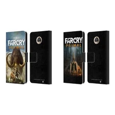OFFICIAL FAR CRY PRIMAL KEY ART LEATHER BOOK WALLET CASE FOR MOTOROLA PHONES
