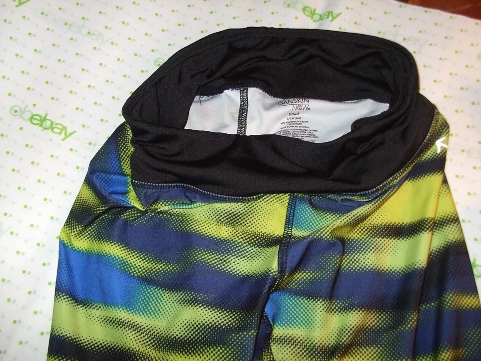 $45 PANTALÓN ACTIVO CINTURA 26-28 DANSKIN NOW DRI-M elástico pequeño 4-6 NIÑAS 20" entrepierna Foto 2 de 4