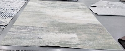 IVORY / SAGE 9' X 12' Broken Thread Rug, Reduced Price 1172744662 ADR112W-9