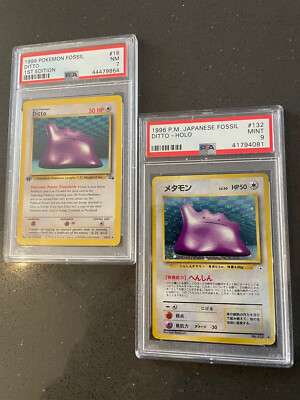 1999 ditto pokemon card 1999 & 1996 Ditto Pokémon Cards
