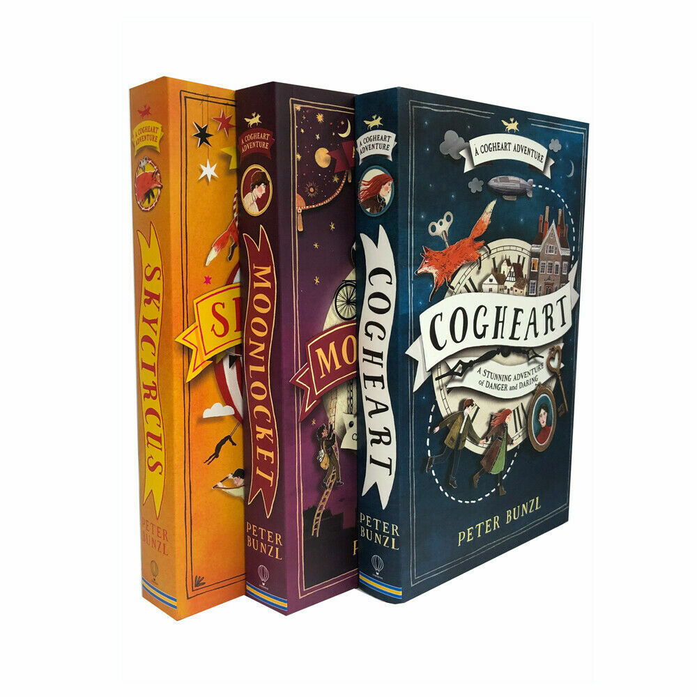 Peter Bunzl A Cogheart Adventure Collection 3 Books Set Moonlocket, Skycircus - Image 2