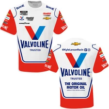 Kyle Larson 2022 Checkered Flag Sports #5 Valvoline Sublimated Uniform Tee