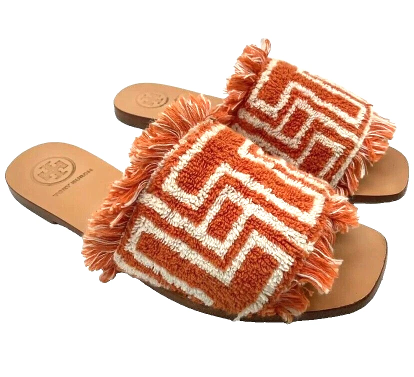 Sandalias Tory Burch Acolchadas Naranja Talla 5 M Foto 2 de 4