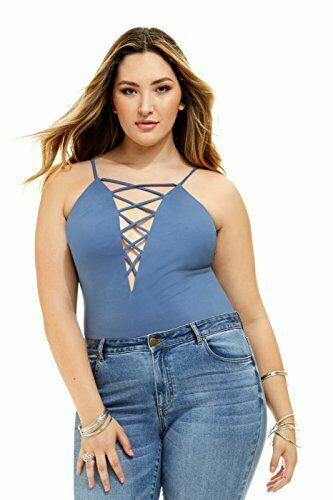 Lexie Lace up Bodysuit 1x 