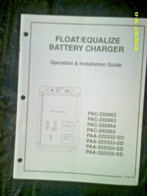 Kohler Battery Charger Operation & Installation Guide TT-680 (See List Below)