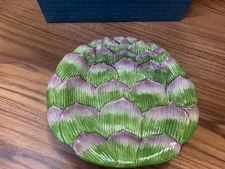 Fitz & Floyd Soup & Sandwich Artichoke Canape Plate