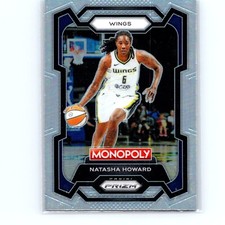 2024 Panini WNBA Monopoly Prizm Basketball Natasha Howard #49 Silver Wings