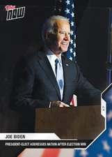 2020 Topps Now Election Card #10 - Joe Biden Wins Election VP Kamala Harris
