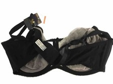 Wacoal Retro Chic Full-Figure Underwire Bra 855186 Black 44DD Free Shipping NWT