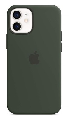 Original Apple iPhone 12 mini MagSafe Silikon Case Schutzhülle Cyprus Green