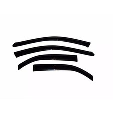 Avs Outside Mount Dark Smoke Ventvisor Window Deflectors For 02-06 Toyota Camry