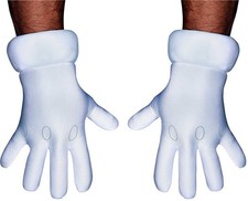 Licensed Men'S Nintendo Super Mario Brothers Adult Gloves Costume Accessory