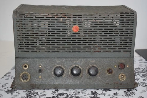 RCA MI-12222-B VINTAGE MONO TUBE AMPLIFIER with Tung Sol 5881