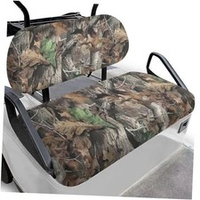 Golf Car Seat Cover Set Dustproof Seat Cover Fit for EZGO Branch Camouflage