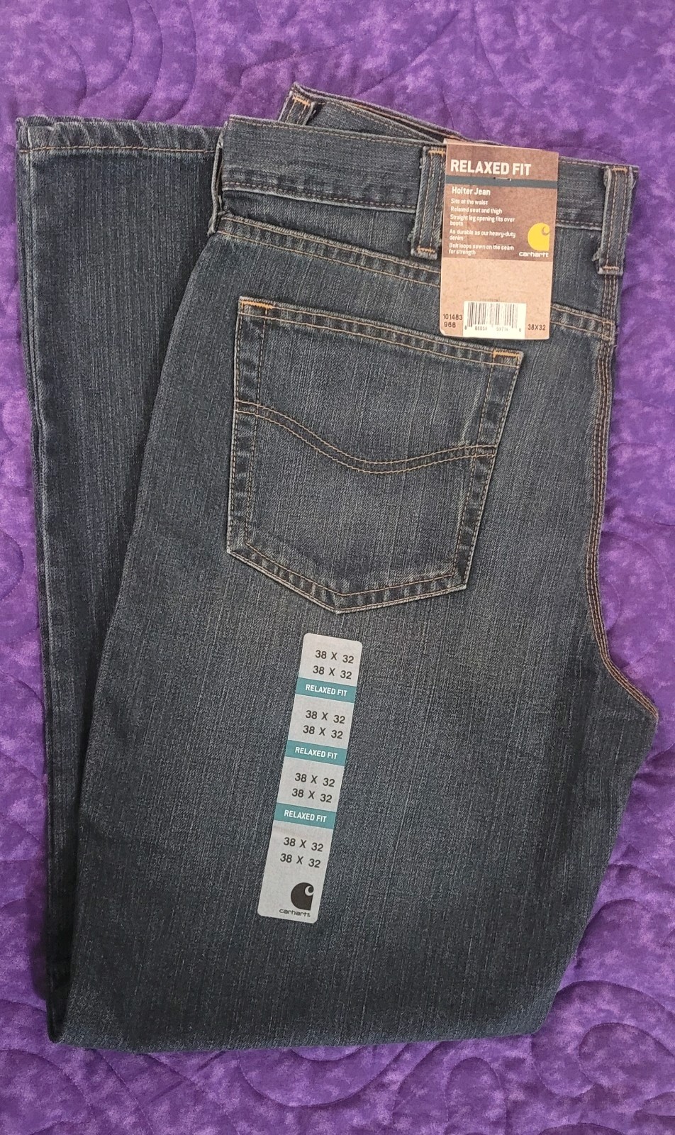 's Holter Relaxed Fit Jeans 38x32 New With Tags.