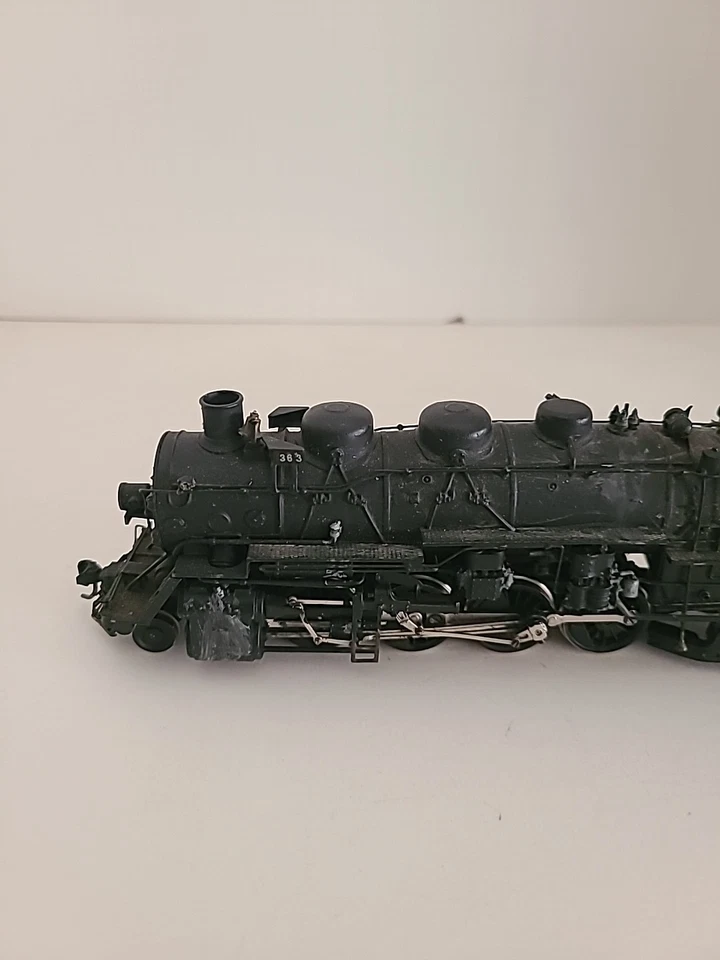 Sunset Models HO Santa Fe 2-8-2 3160 Brass Locomotive W/Original Box - RUNS - Image 2 of 4