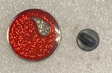 Walgreens 2017 Red Nose Day Sparkly Nose Lapel Pin Enamel Advertising Promo