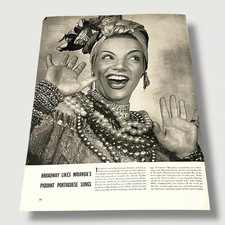 1939 Broadway Streets of Paris Carmen Miranda Vintage Article Q