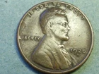 1928-D  LINCOLN CENT  VF