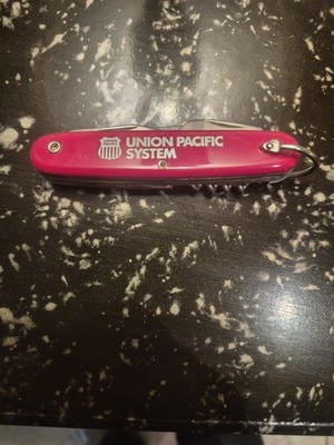 Union Pacific Railroad Swiss Army Pocket Knife Very Rare Vintage Collectible