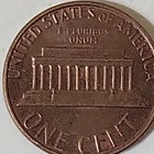 1982-D Lincoln Memorial Small Cent Copper BN Business Strike KM#201a Large Date — photo 2