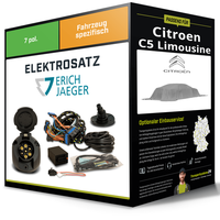 Elektrosatz 7-Pol Spezifisch für Citroen C5 Limousine 09.2004-09.2008 Inkl. EBA