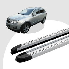 Trittbretter passend für Opel Antara ab 2006-2015 (Model: MAJA, Farbe: Silber)