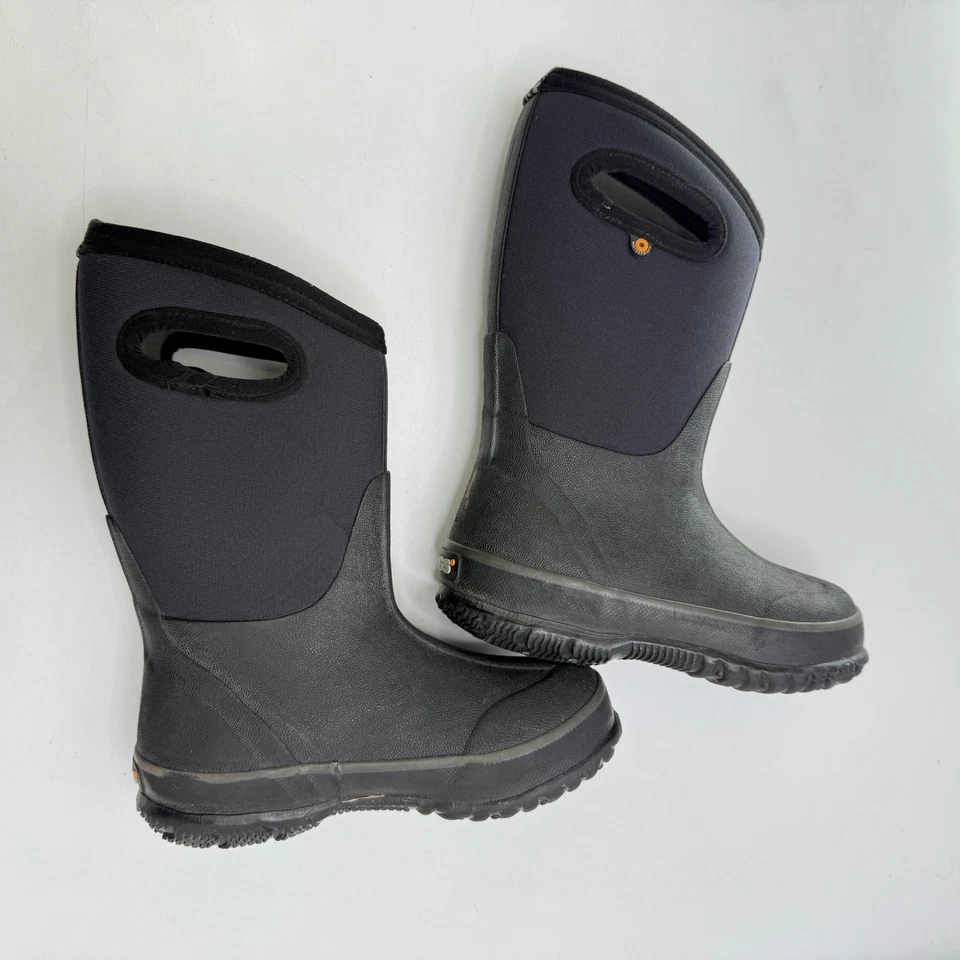 Bogs Kids Classic High Waterproof Insulated Boots Black Size 11 US Euro 27 - Image 2 of 4