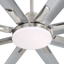 Large Smart Nickel 72in Ceiling Fan APP/Remote/Voice/Phone Control Google/Alexa