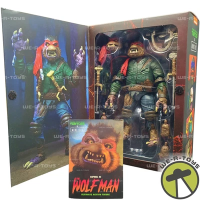 Universal Monsters X TMNT Raphael as The Wolfman 7" Scale Figure NECA NRFB - Image 1 of 4