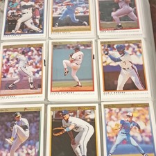 O-Pee-Chee Premier Baseball Trading Card Lot - Carter, Brett, Clark, Clemens