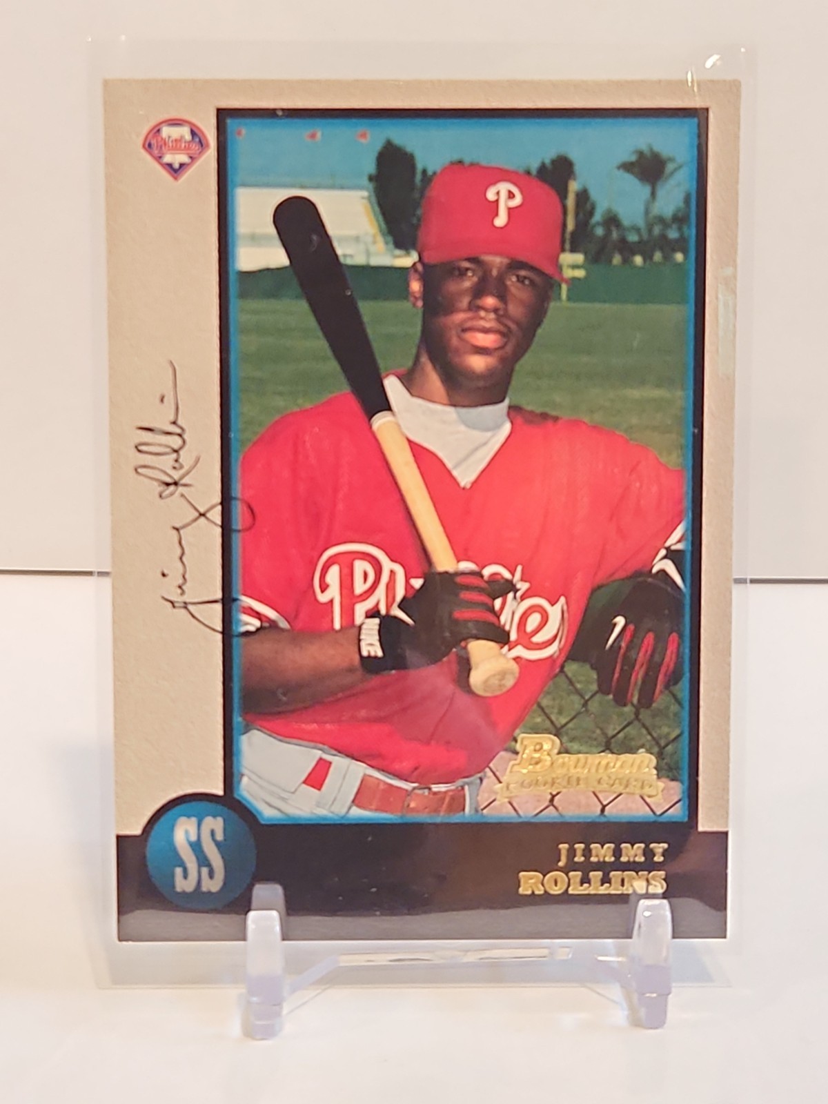 1998 Bowman Chrome Rookie #181 Jimmy Rollins RC