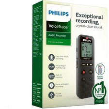 Philips VoiceTracer 8kHz 750 18000Hz Black Windows 10/8/7 macOS 108 x DVT1160