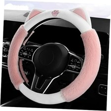 Car Steering Wheel Cover Kitty Cat Ears Cute Steering Wheel Protector Pink Car Steering Wheel Cover Kitty Cat Ears Cute Steering Wheel Protector Pink