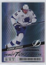 2024-25 Upper Deck Credentials Debut Ticket Access 915/999 Conor Geekie #114 0p6
