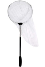 Butterfly and Insect Catcher Net with 10" Ring, 48" Handle, 24" Net Depth,