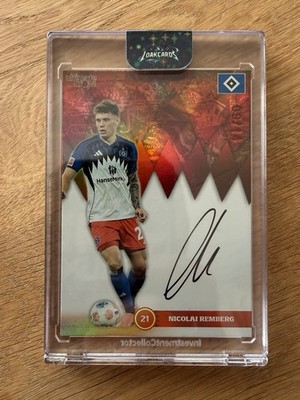 Ultimate Dropz HSV Hamburger SV Nicolai Remberg /14 On Card Auto