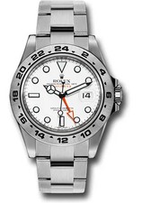 Rolex Explorer II White Dial on Oyster 16570 Complete