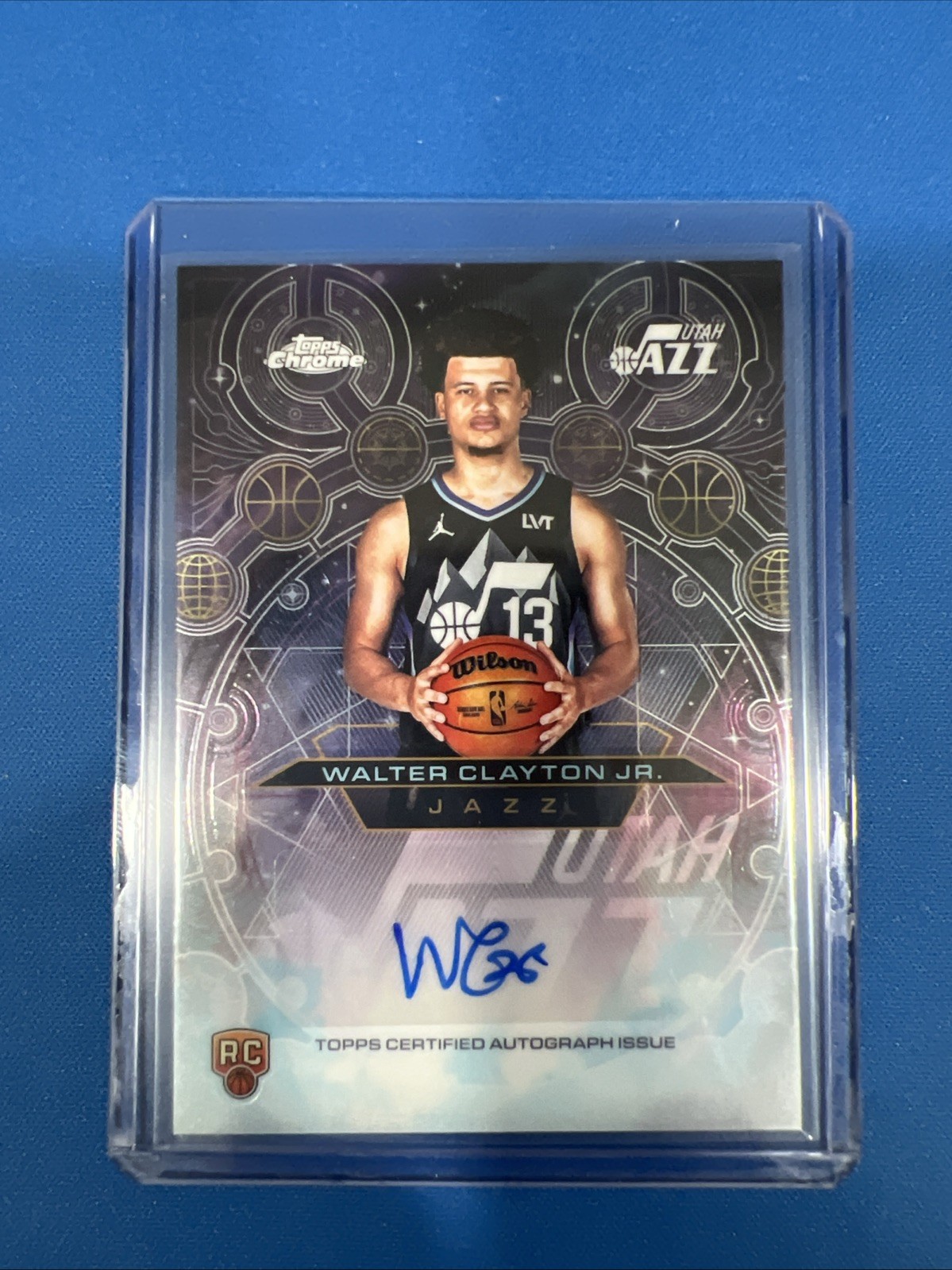 2025-26 Topps Chrome WALTER CLAYTON JR Chromographs Rookie Auto #CHR-WCJ Jazz