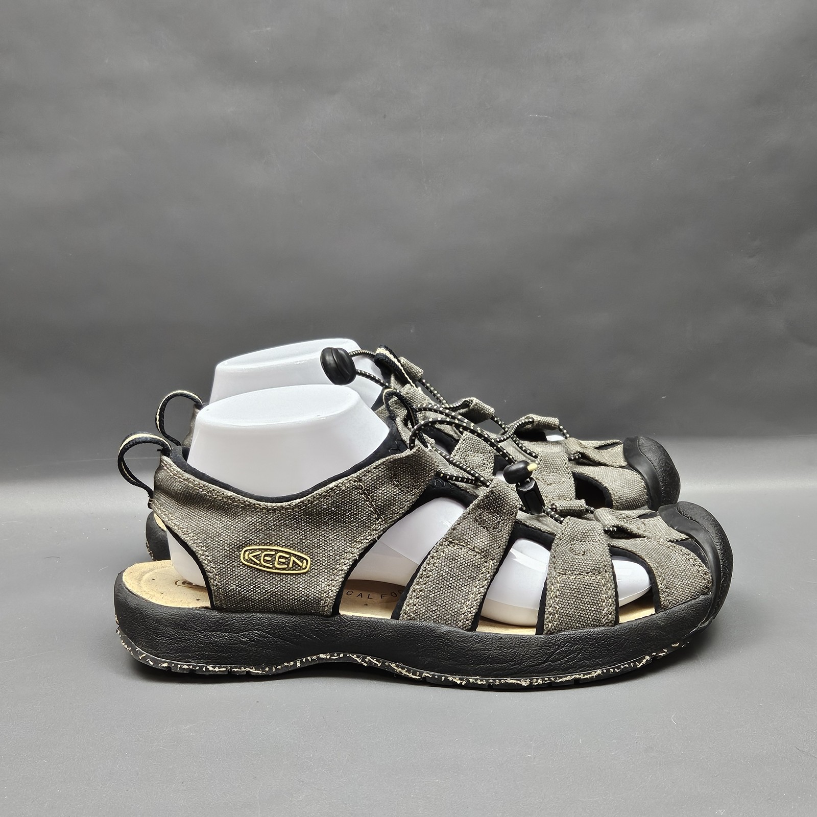 Scarpe Keen uomo taglia 9 grigie sandali punta chiusa Newport H2 acqua escursionismo outdoor