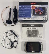 RCA 3.5 LED Digital Portable TV Model DHT235A Complete With Accessories Box