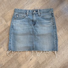 AG Adriano Goldschmied Women's Jean Mini Skirt Size 24 The Sandy