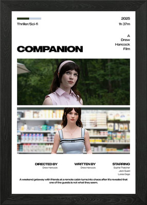 Begleiter Filmposter gerahmt Wandbild Poster Leinwanddruck Bild
