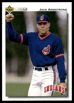 1992 Upper Deck Jack Armstrong Cleveland Indians #789