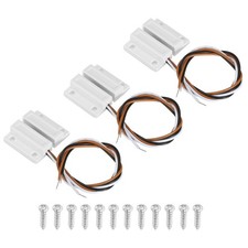 3 Sets Magnetic Reed Switch NC NO Magnetic Contact Switch
