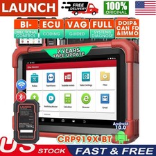 LAUNCH X431 CRP919X BT Car Diagnostic Scanner Bidirectional K-ey Coding CANFD