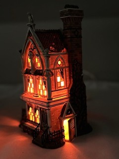 Dept 56 All Hallows Eve Dickens Village Mordecai Mould Undertaker With Box