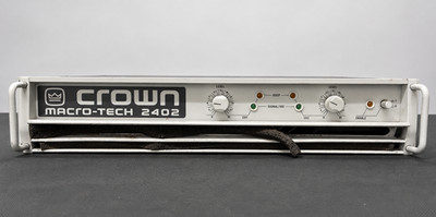 Crown Macro-Tech 2402 2-Channel Professional Power Amplifier FXQ PIP2 2U Rack